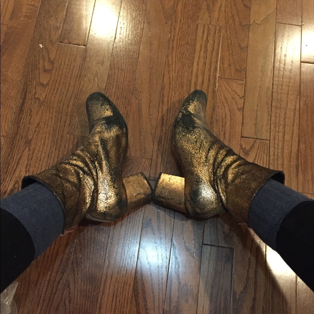 Rusted Gold Free People Boots